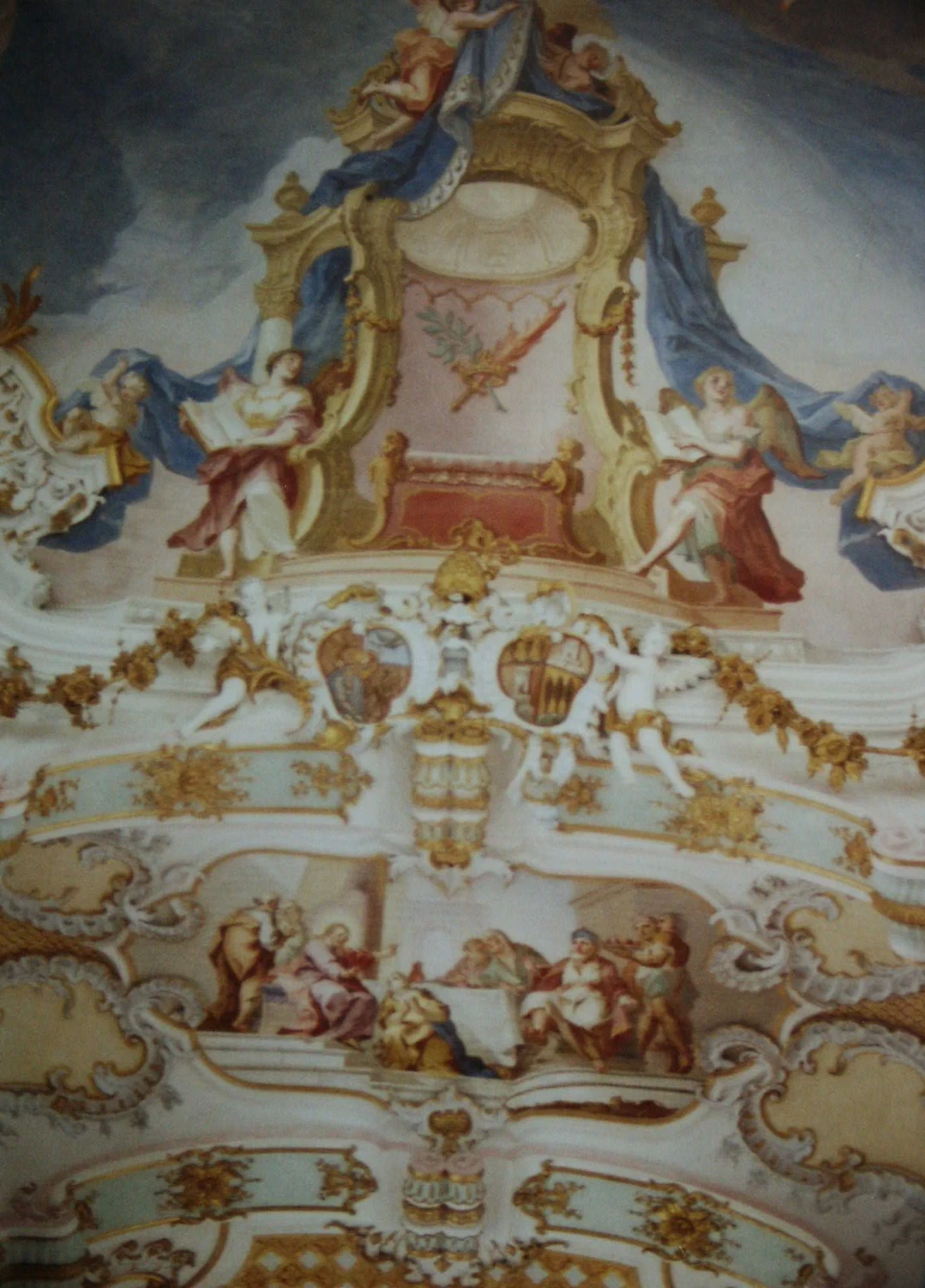 Affreschi della Wieskirche. Chiesa del Pellegrinaggio del Salvatore Flagellato - Steingaden 2